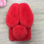 Cute Rabbit Fur Plush Bunny iPhone Case