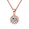 Rose Gold Zircon Necklace