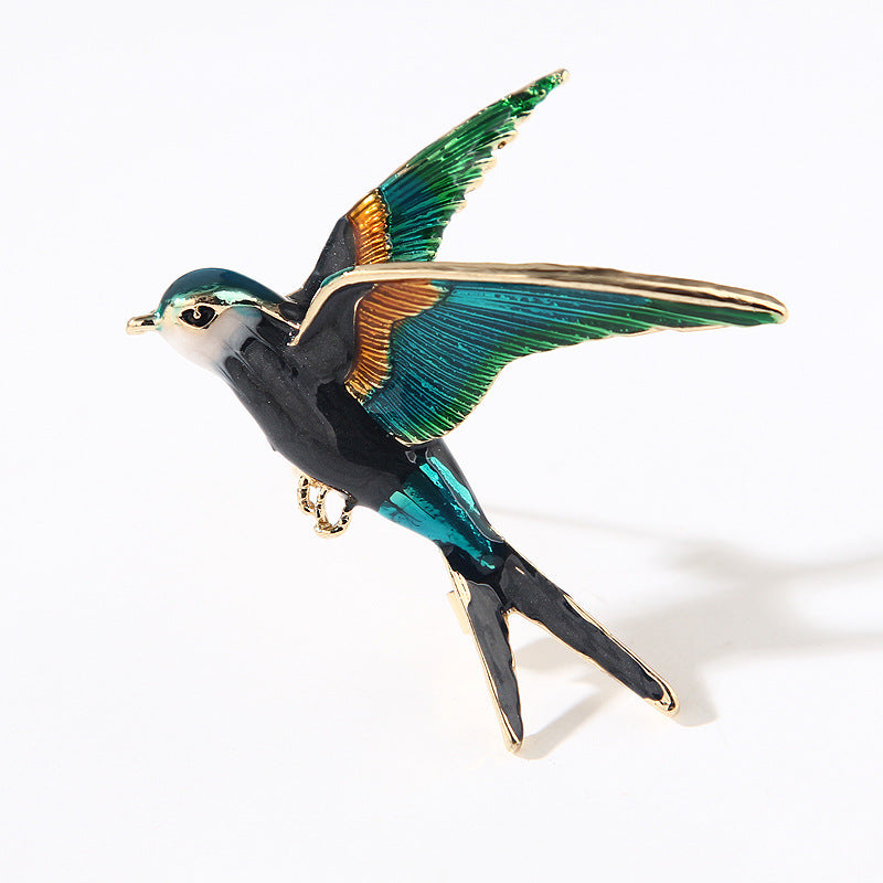 Amazing Swallow Brooch