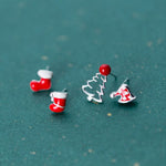 S925 Silver Christmas Series Earrings