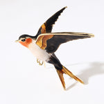 Amazing Swallow Brooch