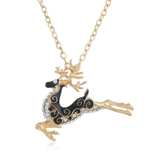 Black Deer Brooch