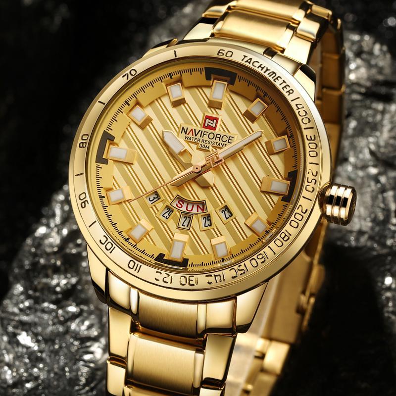 NAVIFORCE®™ LUXURY Golden Watch LIMITED EDITION