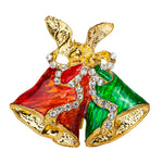 Classic Christmas Bell Brooch