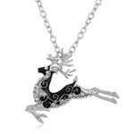 Black Deer Brooch