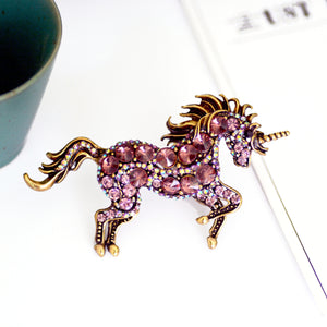 Exquisite  Unicorn Brooch