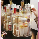 Rotating Crystal Cosmetic Storage Box