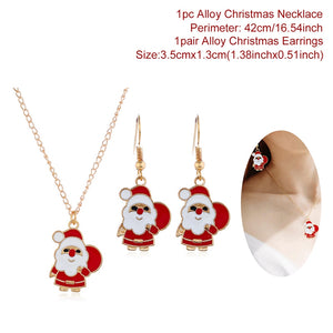 Christmas Ornaments Earrings & Necklaces