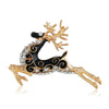 Black Deer Brooch