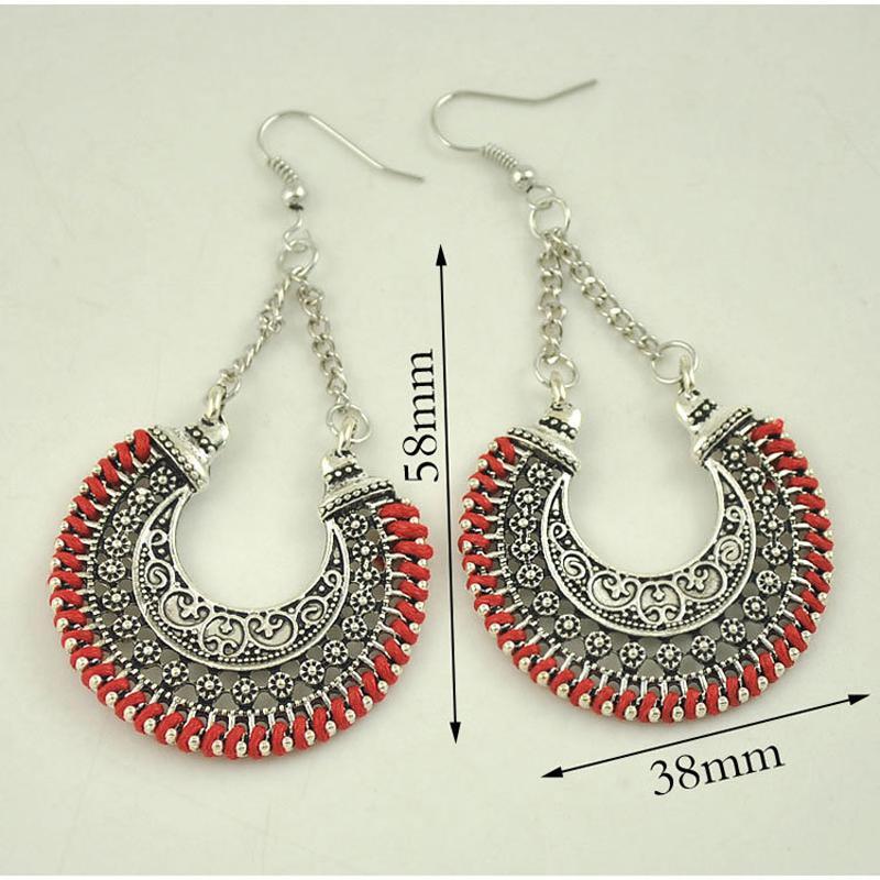 Vintage Silver Bohemian Earrings