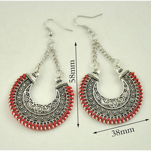 Vintage Silver Bohemian Earrings