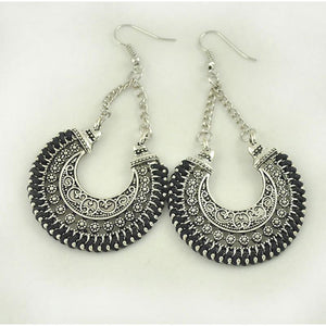 Vintage Silver Bohemian Earrings