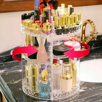 Rotating Crystal Cosmetic Storage Box