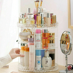 Rotating Crystal Cosmetic Storage Box