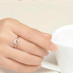 Paw Prime Rose Quartz Ring