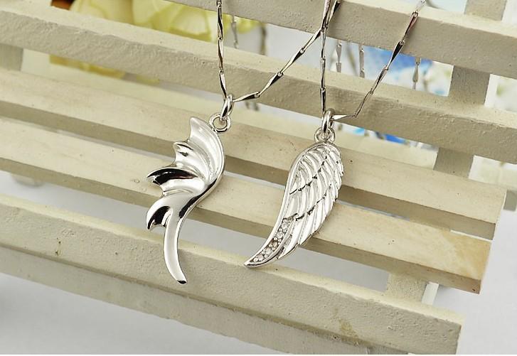 Angel Wing 925 Sterling Silver Necklace