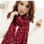 Leopard Print Chiffon Scarf