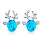 Crystal Reindeer Earrings