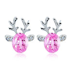 Crystal Reindeer Earrings