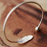 925 Silver Feather Bracelet