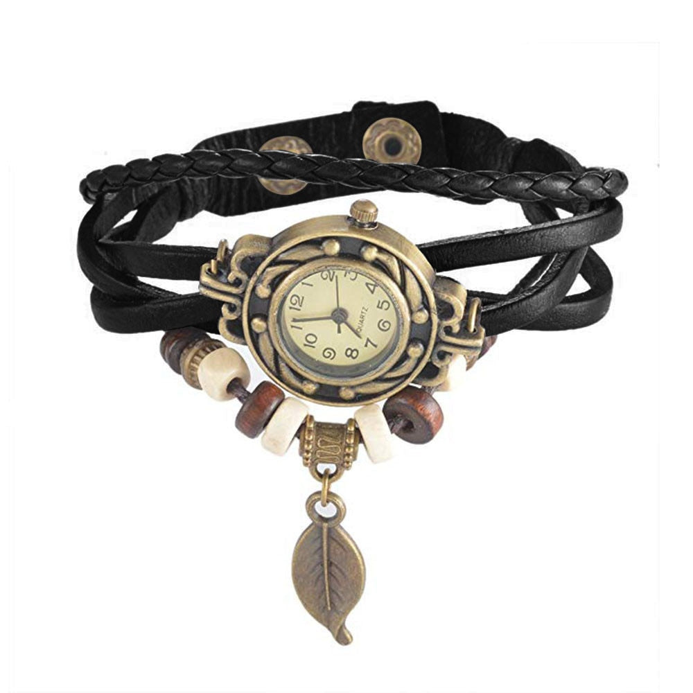 Lady Boho Bead Bracelet Watch