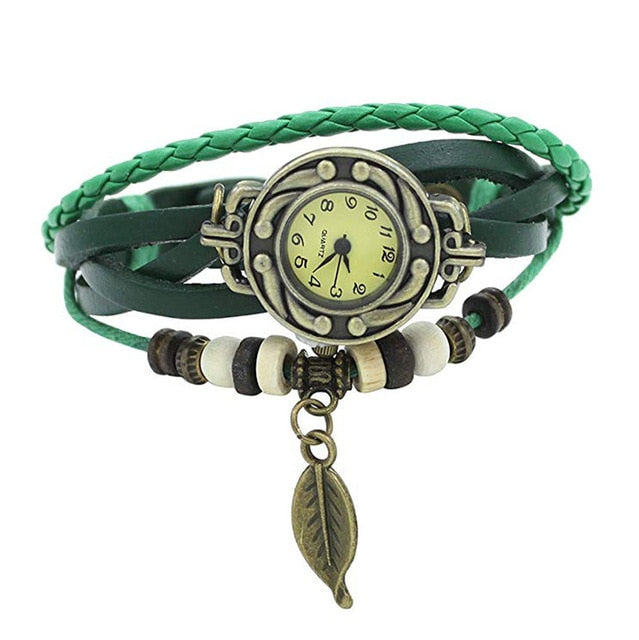 Lady Boho Bead Bracelet Watch