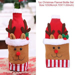 Santa Claus Wine Bottle Cover Christmas Bottle Decorations