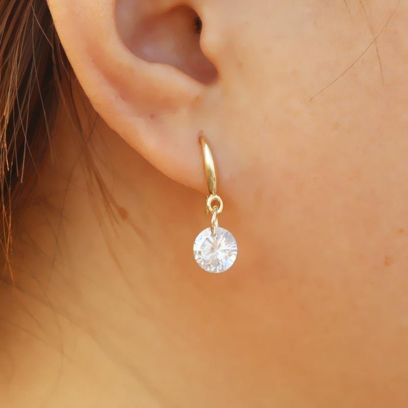 Dangle Drop Crystal Earrings