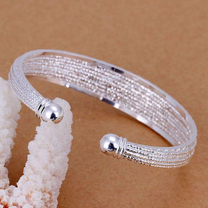 925 Sterling Silver Bangle Bracelet,