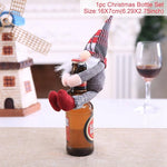 Santa Claus Wine Bottle Cover Christmas Bottle Decorations