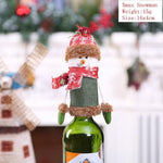 Wine Bottle Cover For Christmas