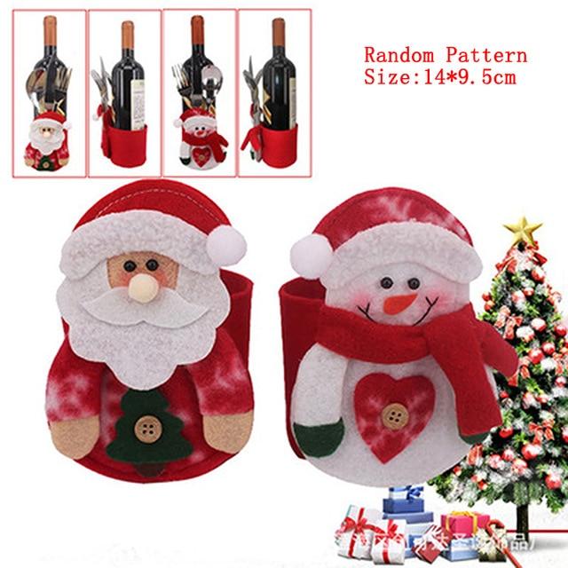 Wine Bottle Cover For Christmas