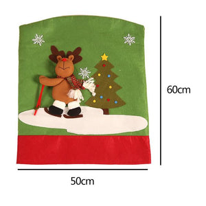 Santa Claus Chair Covers Christmas Chair Covers