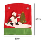 Santa Claus Chair Covers Christmas Chair Covers