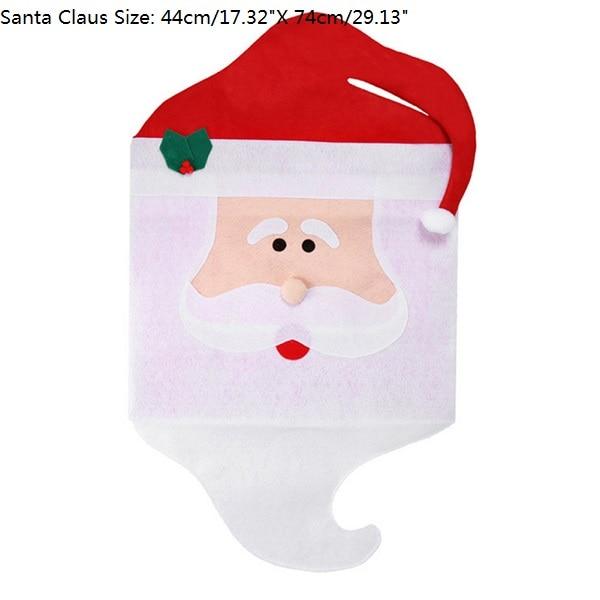 Santa Claus Chair Covers Christmas Chair Covers