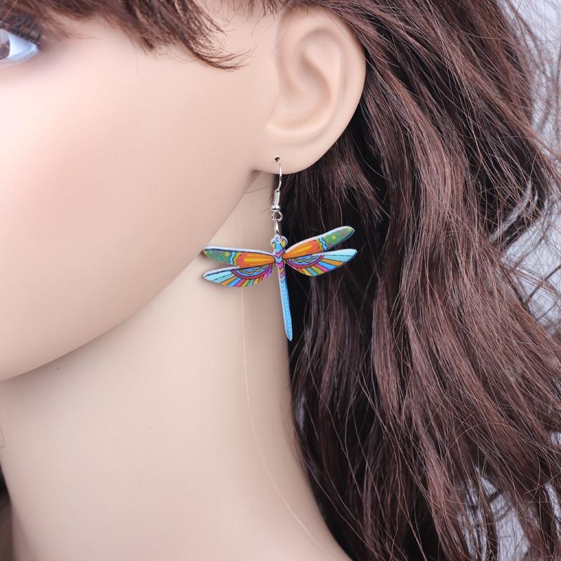 Dangle Dragonfly Earrings