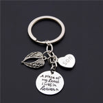 A Piece Of My Heart Is In Heaven Memorial Key Ring