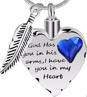 God Has You In His Arms Memorial Necklace