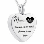 Memorial Ashes Heart Pendant