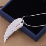 925 Sterling Silver Angel Wing Necklace