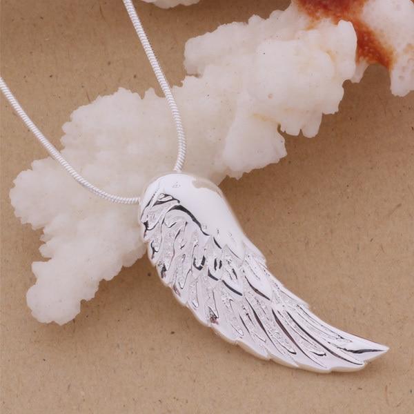 925 Sterling Silver Angel Wing Necklace