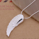 925 Sterling Silver Angel Wing Necklace