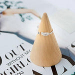 925 Sterling Silver Feather  Ring