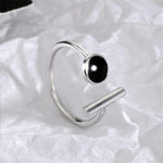 925 sterling Silver Stylish Geometric Ring