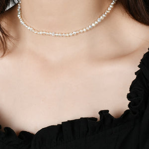 Natural Freshwater Pearl Choker Necklace