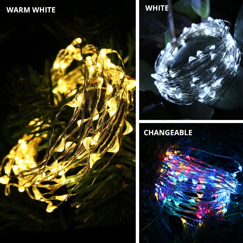 Holiday Party Garland Solar Lights