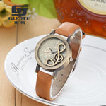 Musical Note Carving Watch