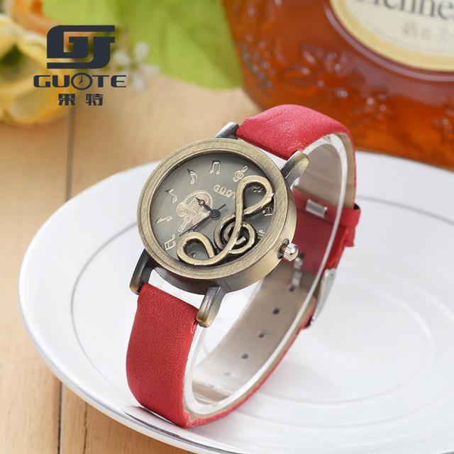 Musical Note Carving Watch