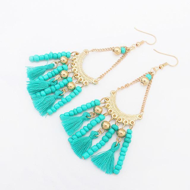 Boho Style Bead Earrings