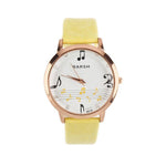 Music Score Quartz Wrist Watch